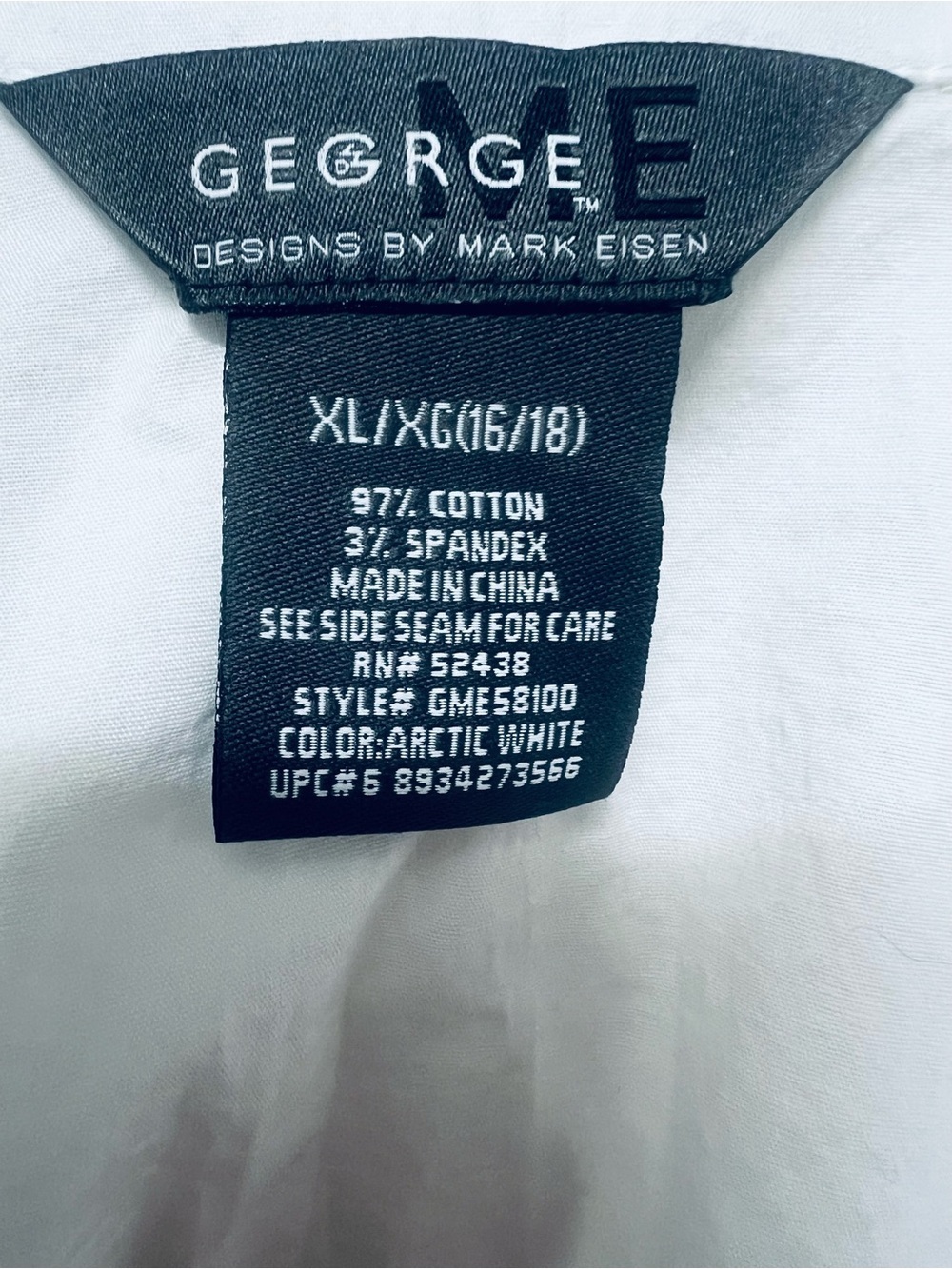 George White Button-Down Shirt - Picture 3 of 6